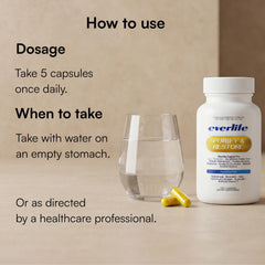 Everlife Spike Protein Detox label design emphasizes quality and natural ingredients