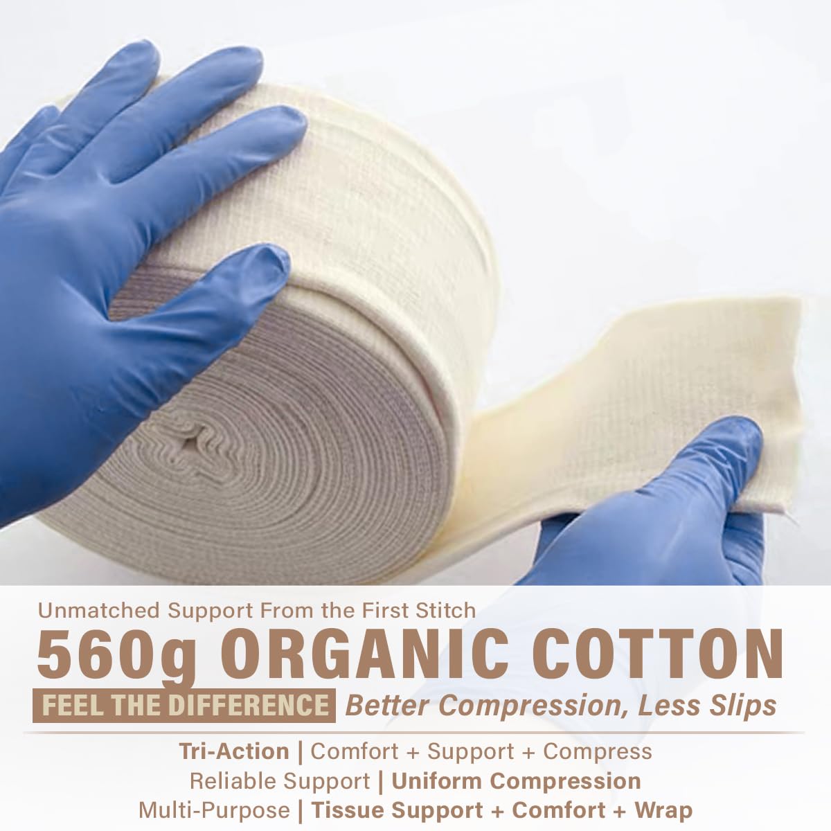 Everlit 560D latex-free material close-up highlighting skin-friendly construction
