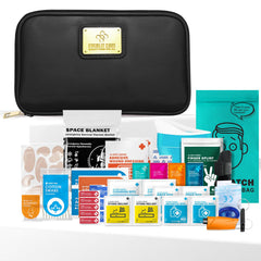 Everlit Care car first-aid kit with wallet-design keeps essentials within easy reach.