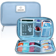EVERLIT CARE car first aid kit cyan premium design enhances interior aesthetics.