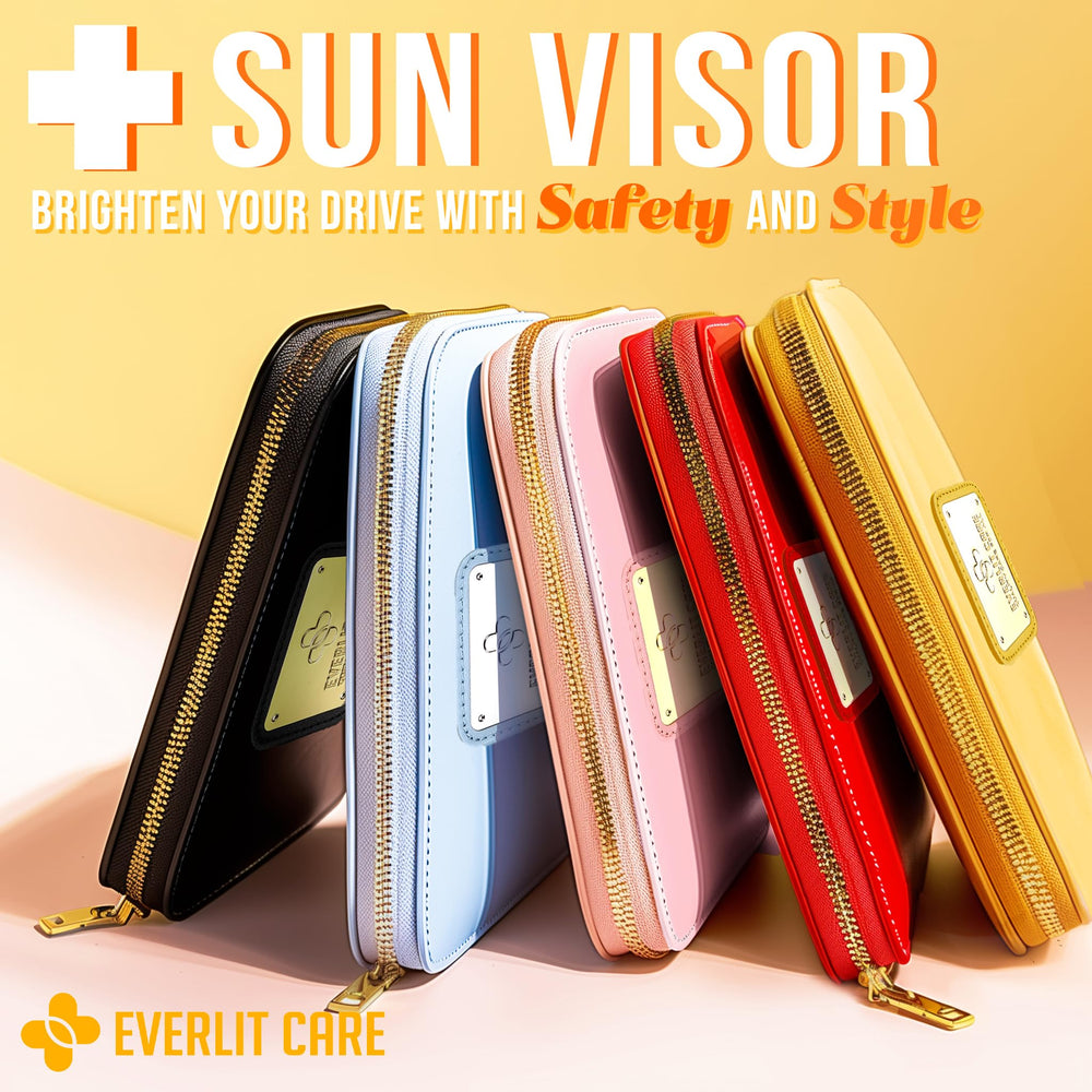 EVERLIT CARE car first aid kit cyan seat belt cutter for safer exit.