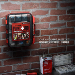 EVERLIT durable hard case supports organized, reliable first aid in any environment.