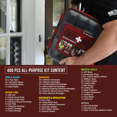 EVERLIT first aid kit mountable case ideal for office walls or vehicle mounting.