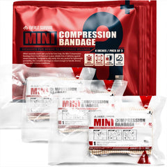 EVERLIT Mini emergency bandage in vacuum-sealed packaging for quick first aid readiness
