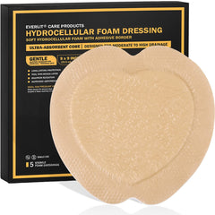 EVERLIT Sacrum foam dressing 9x9 pack sterile for infection control.