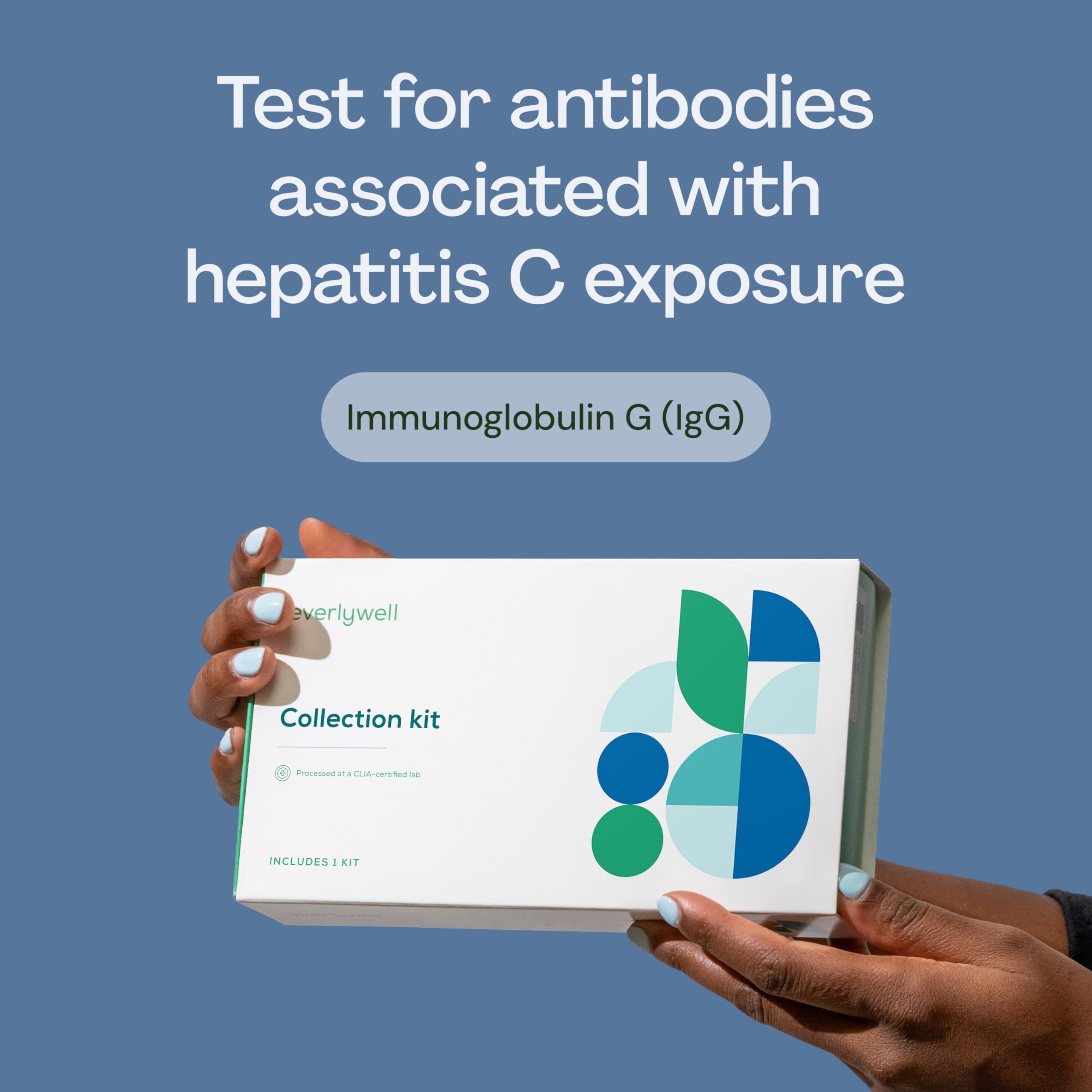 Everlywell blood sample collection shown for at-home use
