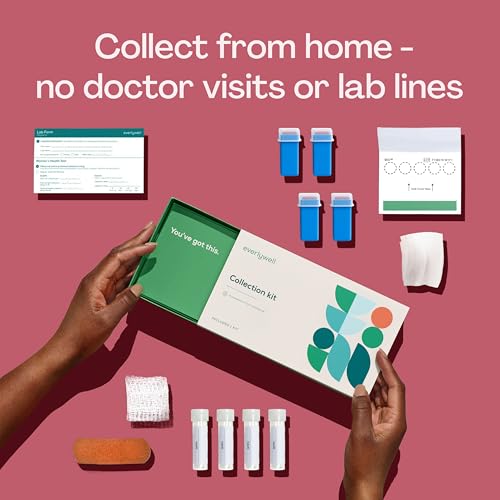 Everlywell urine sample collection showing simple at-home steps.