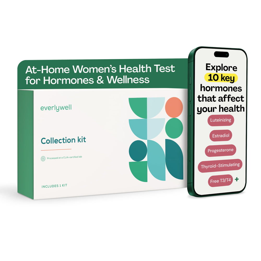 Everlywell Women's Health Test biomarker panel results for hormonal insight.