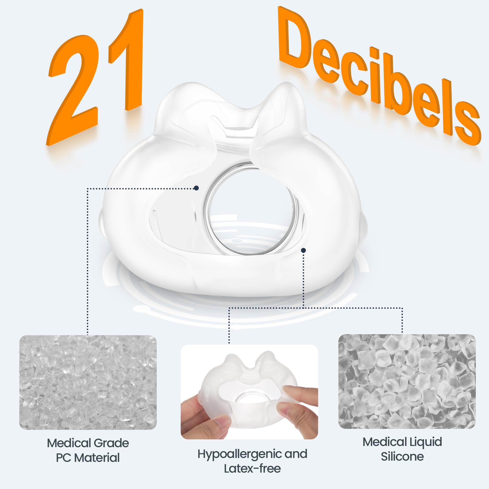 Everness AirFit F30 magnetic clips for quick on off.