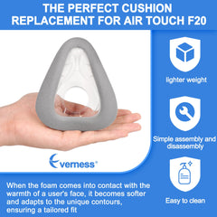 Everness AirTouch F20 S nose-segment seal improves airtight fit for deeper rest.