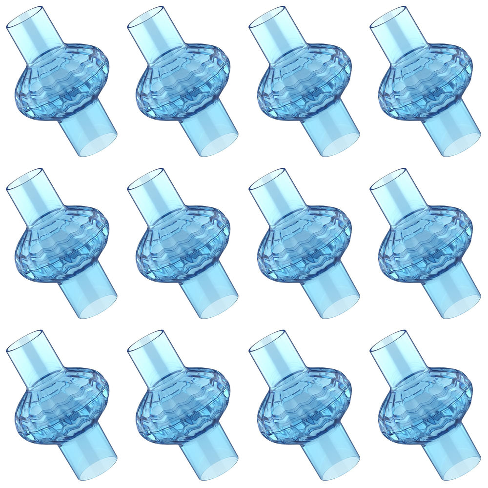 Everness CPAP filter 12-pack for universal inline fit enhances airflow and filtration for daily use