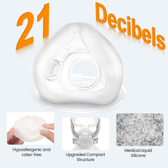 Everness detachable cushion support adds stability and seal.