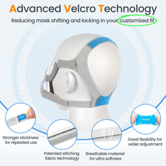 Everness durable stitched headgear designed for long-lasting CPAP use.