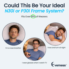 Everness AirTouch N30i elbow frame ensures compact silhouette and leak-free comfort.