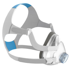 Everness headgear for F20 close-up showing secure fit for restful sleep