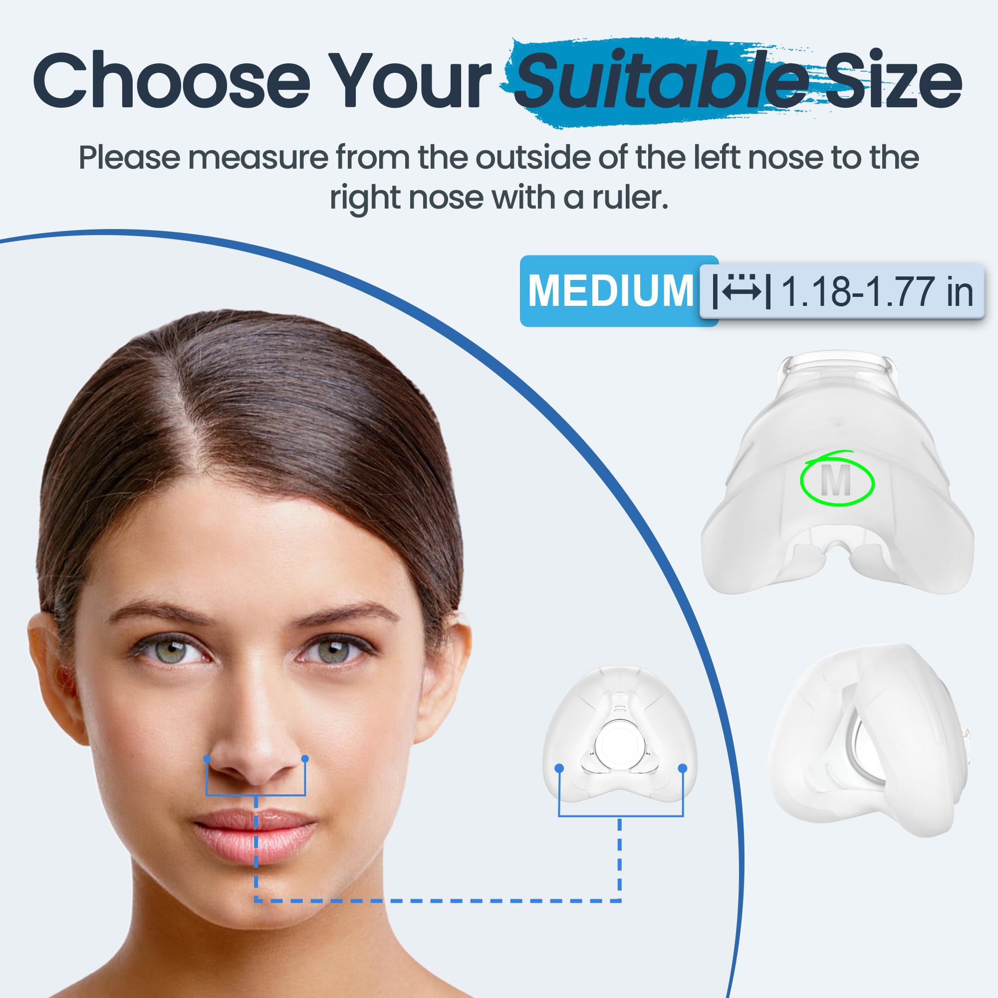 Everness quiet night use minimizes sleep disruption with a comfortable seal.
