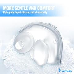 Everness nasal pillows for AirFit P10 Small conform to contours for a reliable seal.