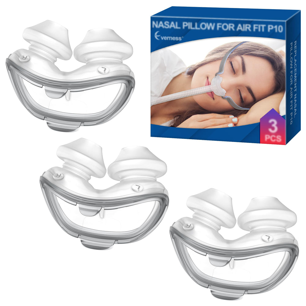 Everness nasal pillows for AirFit P10 Small offer a snug-fit seal for uninterrupted sleep.