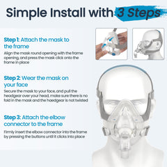 Everness silicone nose seal delivers breathable comfort across varied CPAP pressure.