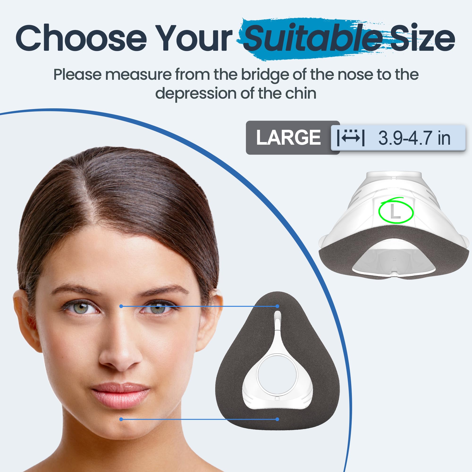 Everness size guide for F20 cushion helps pick the right size