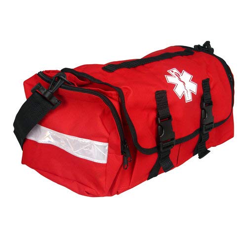 EverOne trauma kit red interior with pockets ideal for emergency gear organization.
