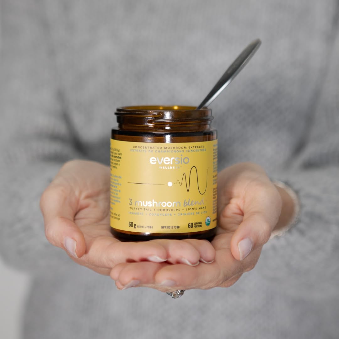 Eversio Wellness cordyceps extract close-up highlights potency for daily energy