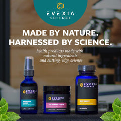 Evexia Science Bronchia Guard bottle with clear ingredient and usage label.