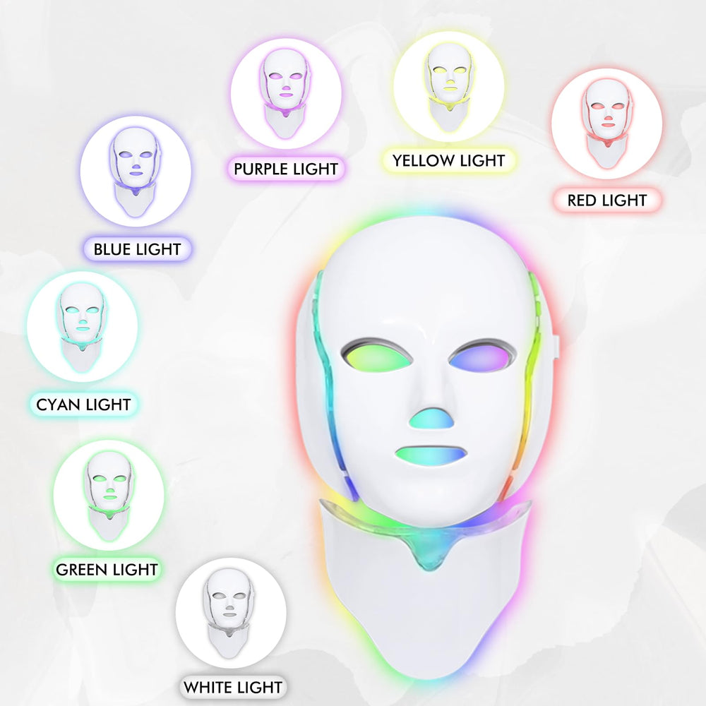 EVFOFO red light mask LED array detail ensures even light distribution