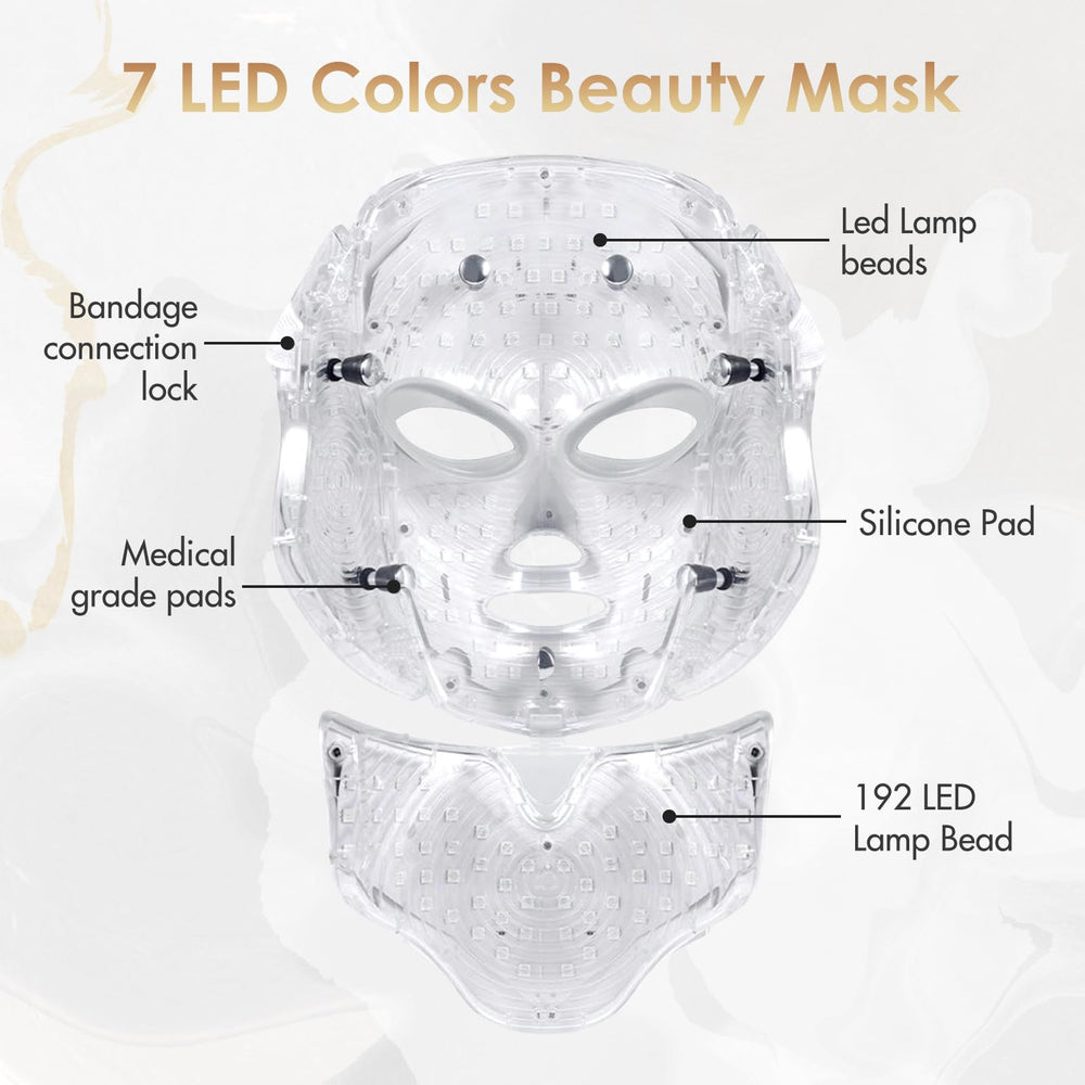EVFOFO red light mask in use during a routine skincare session