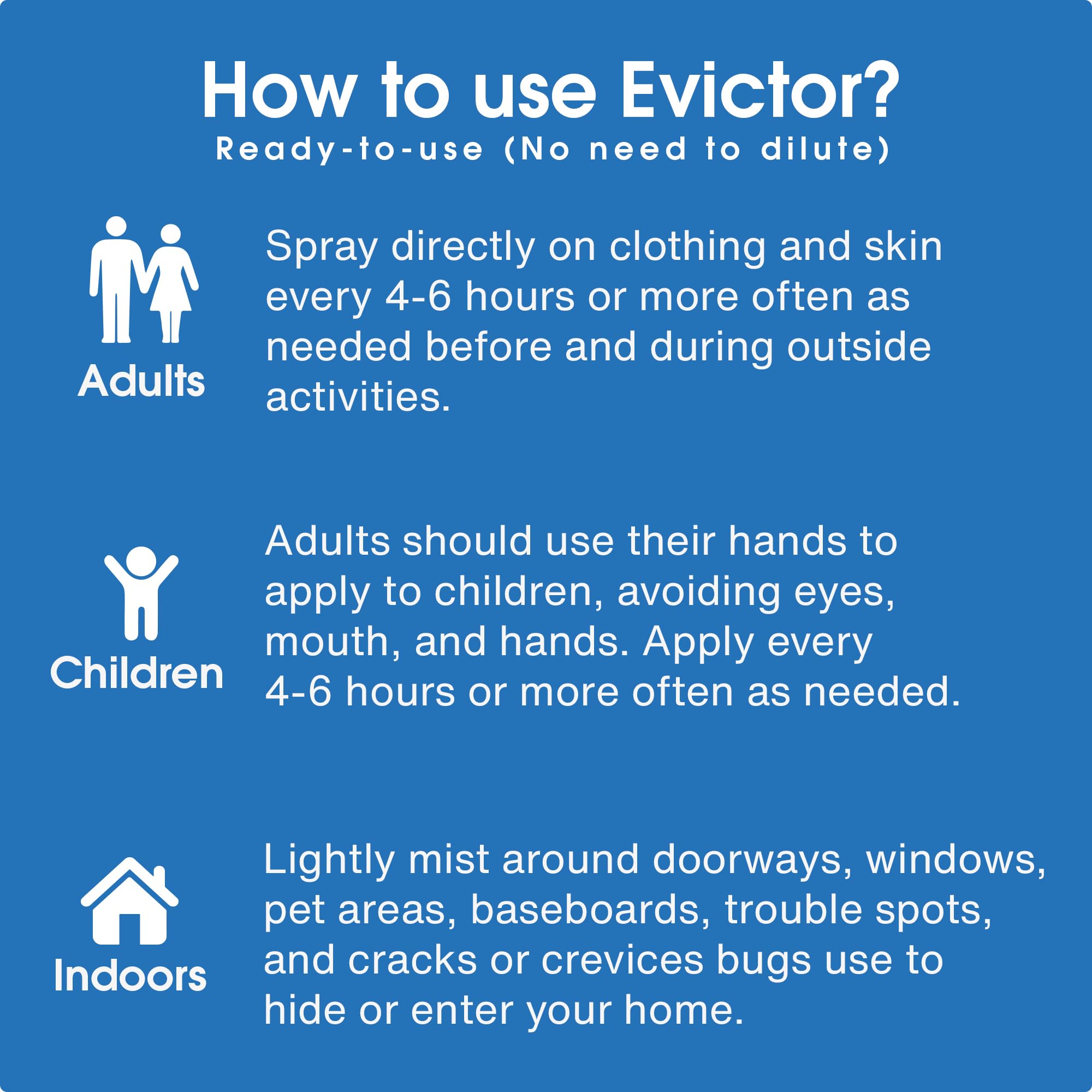 Cedar Oil Industries Evictor protecting indoor spaces from bed bugs and mosquitoes.