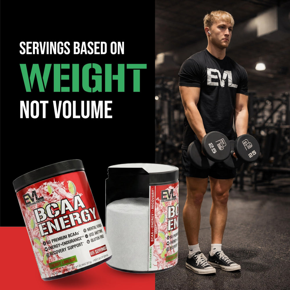 Hydration-focused EVL BCAAs glass showing fluid intake during sessions.