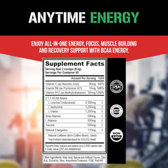 EVL BCAAs preworkout mix ready to dissolve for quick energy.