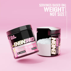 ENGN Shred pink lemonade mixed in glass showing vibrant color and energy