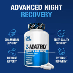 EVL ZMatrix serving spoon suggesting daily intake for ongoing recovery support