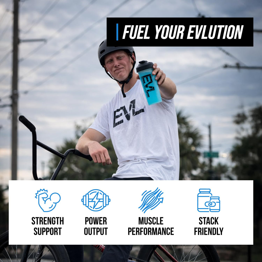 EVL Creatine5000 label detail showcases clean ingredients and quality