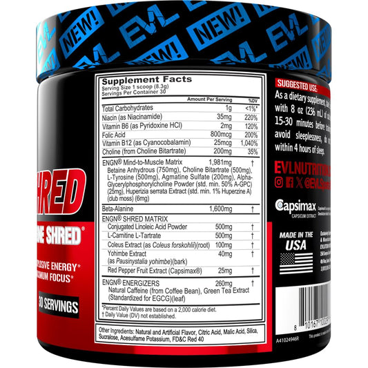 EVL Ultimate Pre Workout pour demonstrates quick mix and smooth taste for workouts