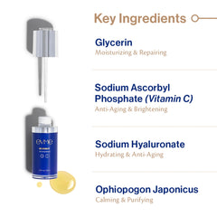 Vitamin C in Evme Serum provides gentle brightening and antioxidant support.