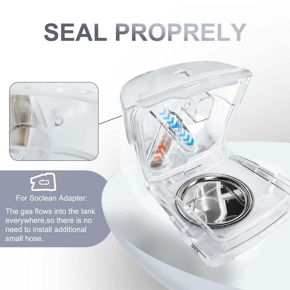 EvoClean tubing adapter allows gas flow without extra hoses