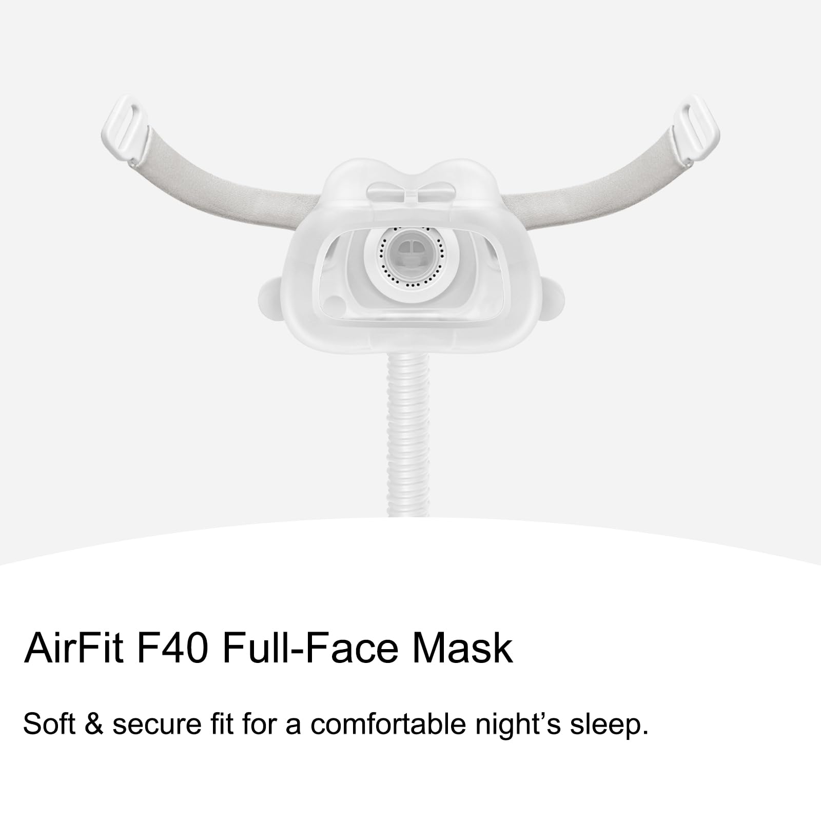 EvoClean AirFit F40 headgear offers stable fit with easy adjustments.