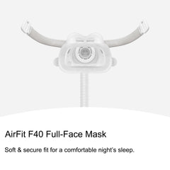 EvoClean AirFit F40 headgear offers stable fit with easy adjustments.