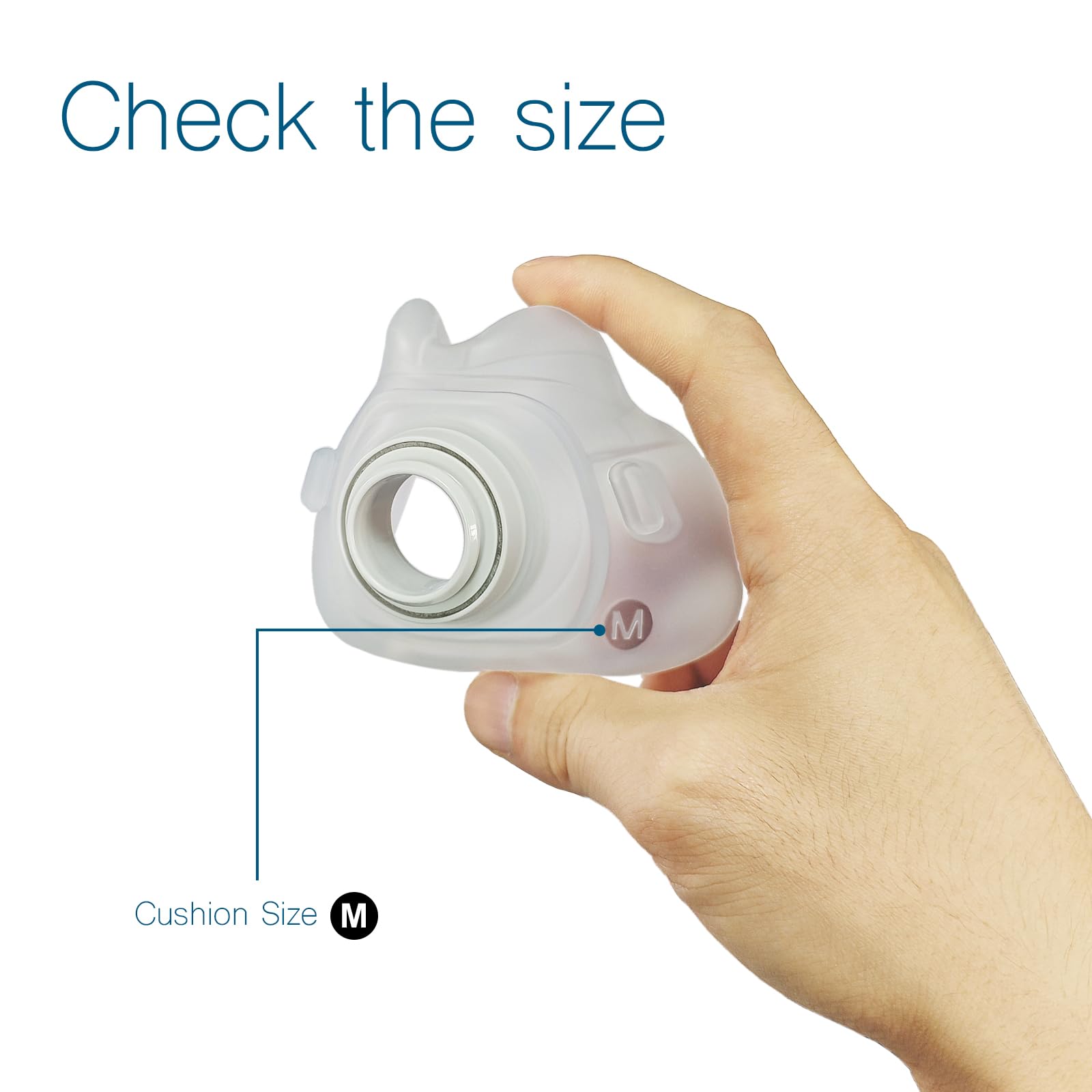 EvoClean AirFit F40 QuietAir vent ring promotes quieter airflow during use.