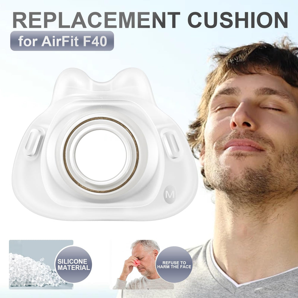 EvoClean AirFit F40 magnetic clips enable quick on/off and secure fit.