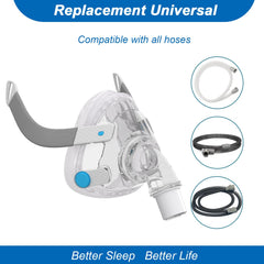 EvoClean headgear offers soft comfort for extended wear.