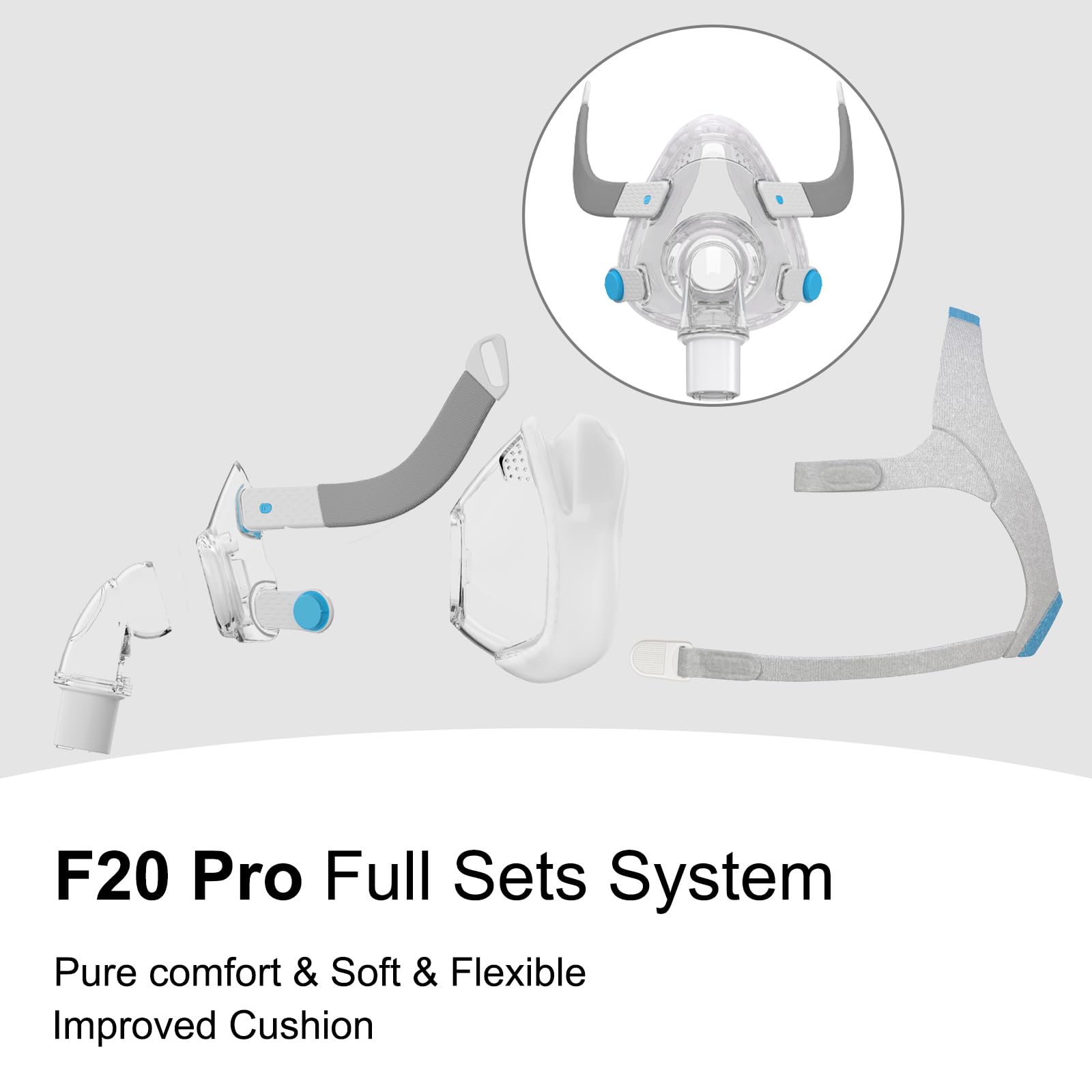 EvoClean universal kit fits most PAP machines for easy replacement.