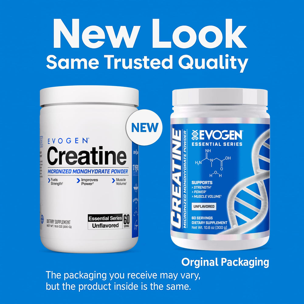 Evogen Creatine Monohydrate powder mixed in water for quick recovery after training.
