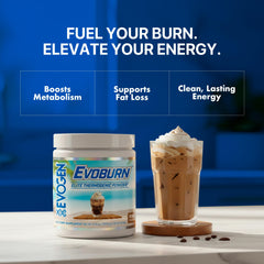 Evogen Evoburn InnoSlim graphic emphasizes appetite control potential.