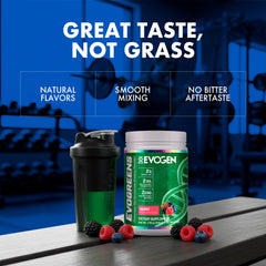 Evogen Evogreens berry pour into glass for daily hydration