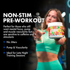 Evogen EVP 3D citrus candy label highlights sugar-free formula