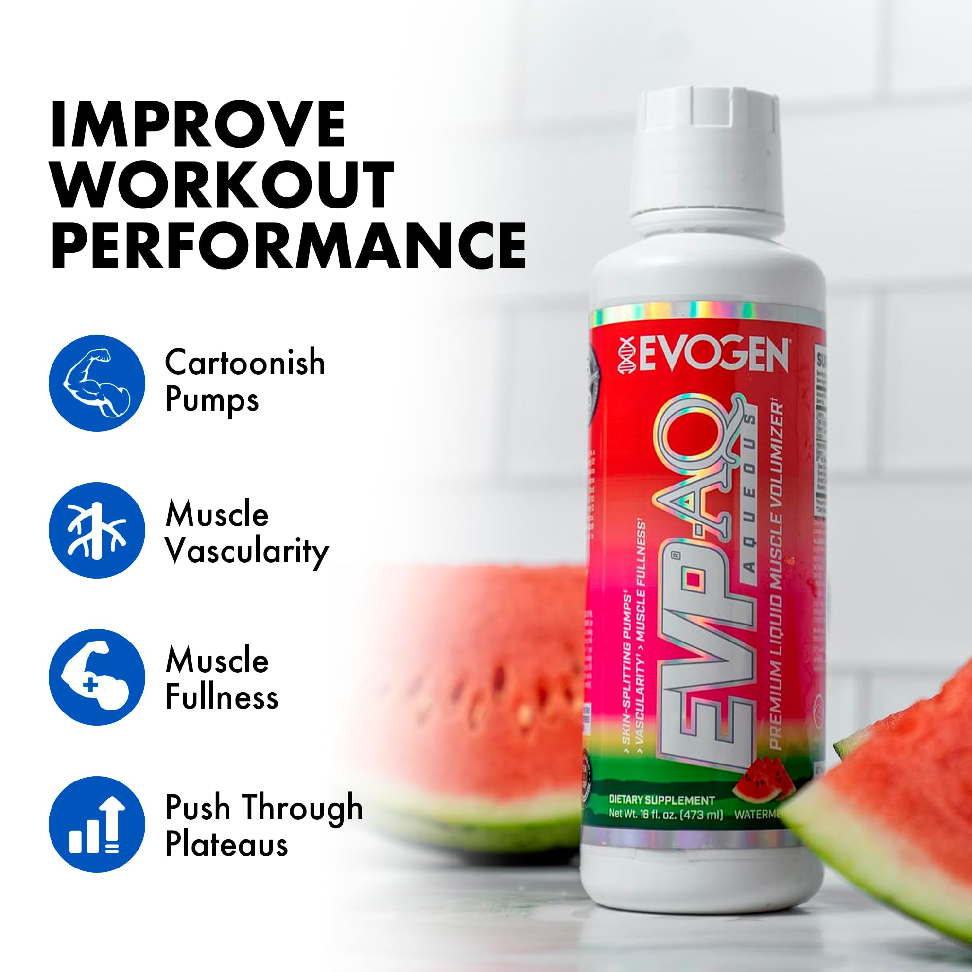 Athlete performing training with EVP AQ to support vascularity and endurance.