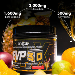 Beta-alanine endurance blend helps push through longer sets.